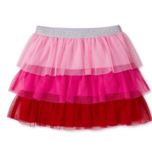 Way to Celebrate Girls Valentine's Day Tutu Ruffled Skirt Size 2T
